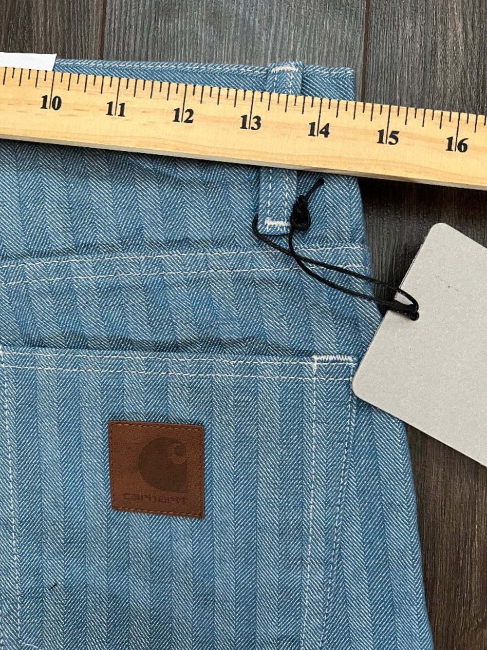 Carhartt WIP Menard pants Harringbon Denim 28
